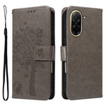For Xiaomi Redmi A5 NFC (EU) (173.45mm) Phone Case with Stand Cat Tree Pattern Leather Wallet Mobile Cover