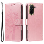 For Xiaomi Redmi A5 NFC (EU) (173.45mm) Phone Case with Stand Cat Tree Pattern Leather Wallet Mobile Cover