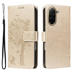 For Xiaomi Redmi A5 NFC (EU) (173.45mm) Phone Case with Stand Cat Tree Pattern Leather Wallet Mobile Cover