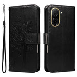 For Xiaomi Redmi A5 NFC (EU) (173.45mm) Phone Case with Stand Cat Tree Pattern Leather Wallet Mobile Cover