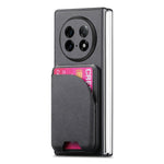 For Oppo Find N5 5G Magnetic Case Kickstand Denim Texture Leather Back Cover with Detachable Card Bag