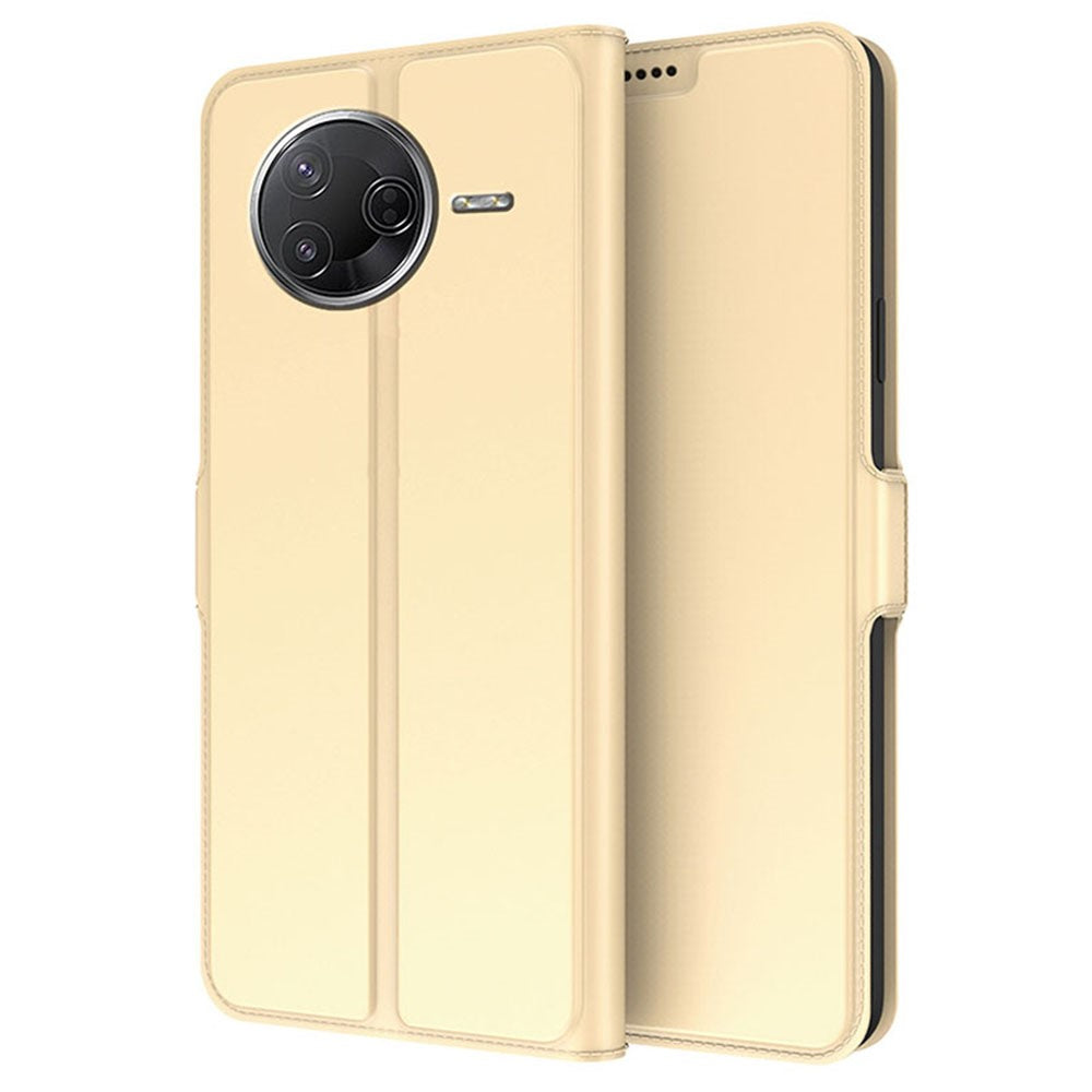 Xiaomi Poco F7 Pro 5G / Redmi K80 5G Skal Stötsäkert TPU Innerskal Läder mobilfodral Kortplats