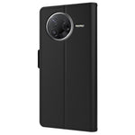 For Xiaomi Poco F7 Pro 5G / Redmi K80 5G Case Stand PU Leather Phone Cover Card Holder Mirror