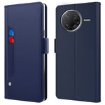 For Xiaomi Poco F7 Pro 5G / Redmi K80 5G Case Stand PU Leather Phone Cover Card Holder Mirror