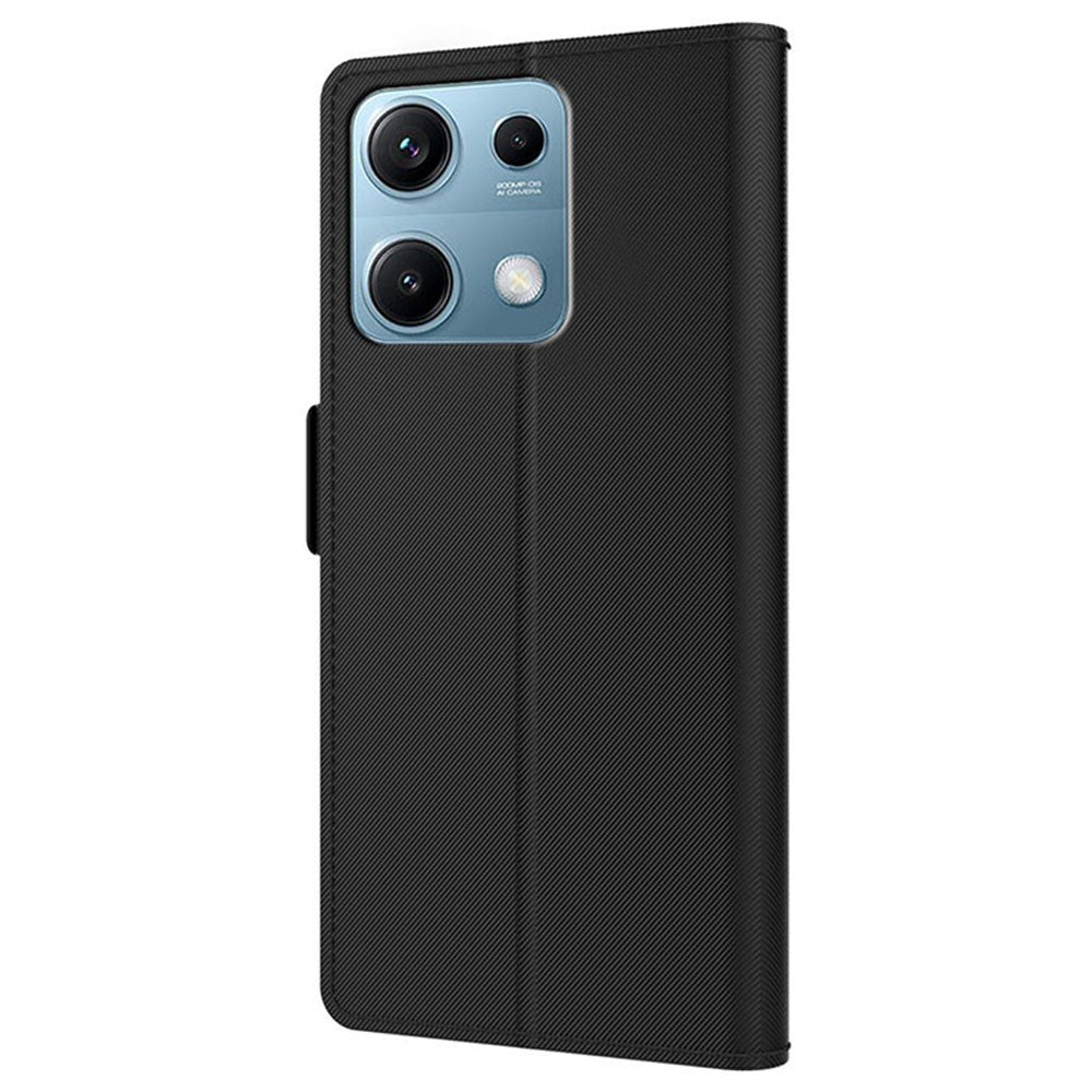 For Xiaomi Redmi Note 14S 4G Case Stand PU Leather Phone Cover Card Holder Mirror