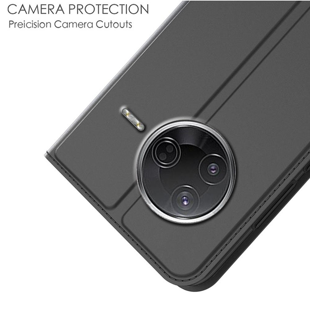 PU-læderetui til Xiaomi Poco F7 Pro 5G / Redmi K80 5G med kortholder og stativ