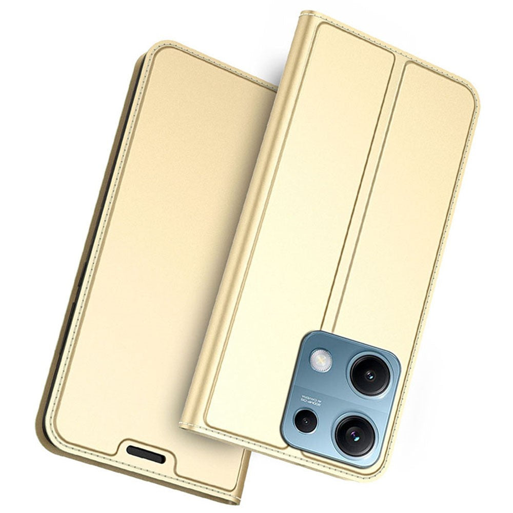 For Xiaomi Redmi Note 14S 4G Case PU Leather Phone Cover with Card Holder Stand