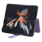 For Samsung Galaxy Z Fold4 5G Mandala Flower Pattern Imprinted Wallet Case PU Leather Stand Magnetic Flip Cover