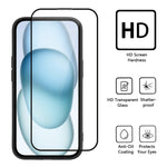 WANLONFENG LM Series For iPhone 17e / 16e Clear Phone Case Compatible with MagSafe with Screen Film (Big Lens Hole)
