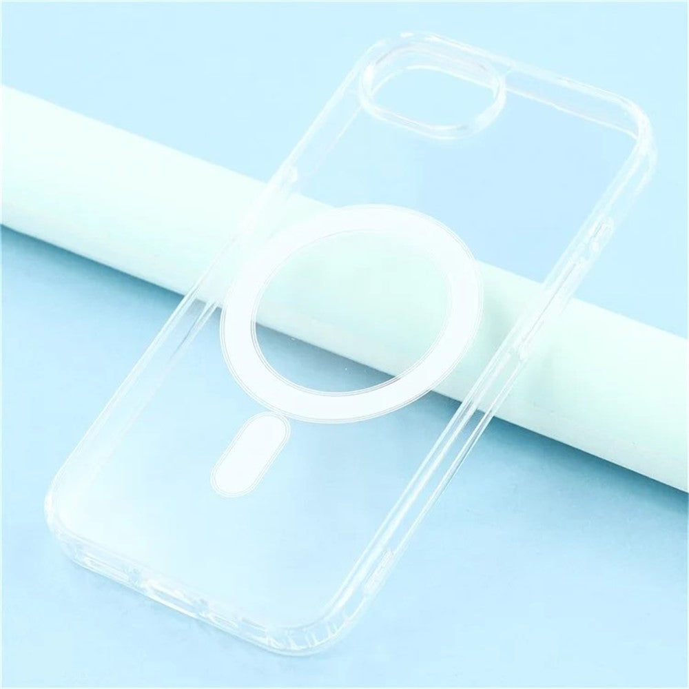 WANLONFENG LM Series For iPhone 17e / 16e Clear Phone Case Compatible with MagSafe with Screen Film (Big Lens Hole)