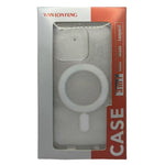 WANLONFENG LM Series For iPhone 17e / 16e Clear Phone Case Compatible with MagSafe with Screen Film (Big Lens Hole)