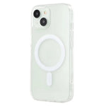 WANLONFENG LM Series For iPhone 15 Clear Phone Case Compatible with MagSafe with Screen Protector (Big Lens Hole)