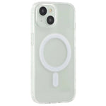 WANLONFENG LM Series For iPhone 15 Clear Phone Case Compatible with MagSafe with Screen Protector (Big Lens Hole)
