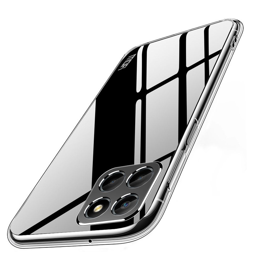 MOFI for Honor X8 5G Bump Proof TPU Shell, Clear Crystal Not-Yellowing Case Protective Phone Cover