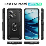 For Xiaomi Redmi Note 14 5G Case PC + TPU Phone Cover with Kickstand