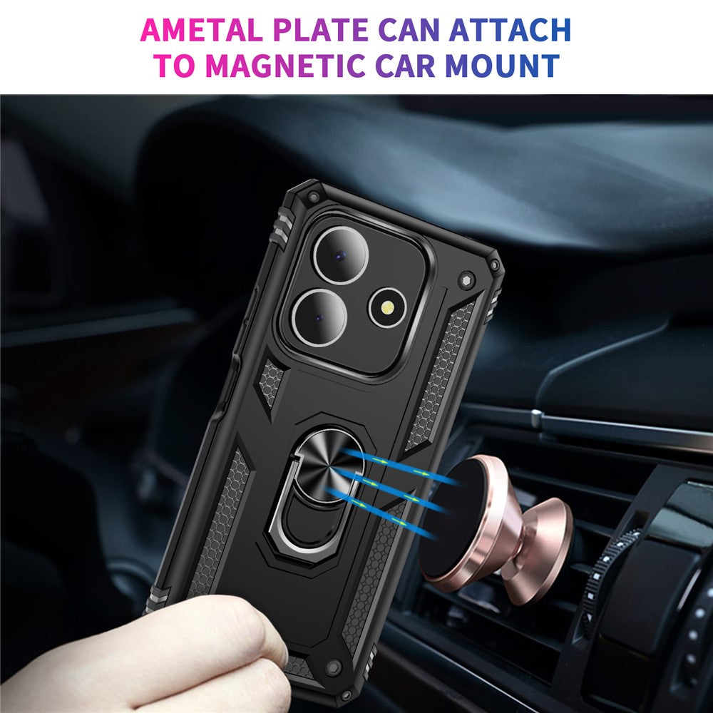 For Xiaomi Redmi Note 14 5G Case PC + TPU Phone Cover with Kickstand