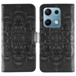 For Xiaomi Redmi Note 14S 4G / Note 13 Pro 4G / Poco M6 Pro 4G Case PU Leather Mandala Imprinted Design Wallet Phone Cover
