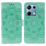 For Xiaomi Redmi Note 14S 4G / Note 13 Pro 4G / Poco M6 Pro 4G Case PU Leather Mandala Imprinted Design Wallet Phone Cover
