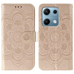 For Xiaomi Redmi Note 14S 4G / Note 13 Pro 4G / Poco M6 Pro 4G Case PU Leather Mandala Imprinted Design Wallet Phone Cover
