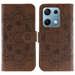 For Xiaomi Redmi Note 14S 4G / Note 13 Pro 4G / Poco M6 Pro 4G Case PU Leather Mandala Imprinted Design Wallet Phone Cover
