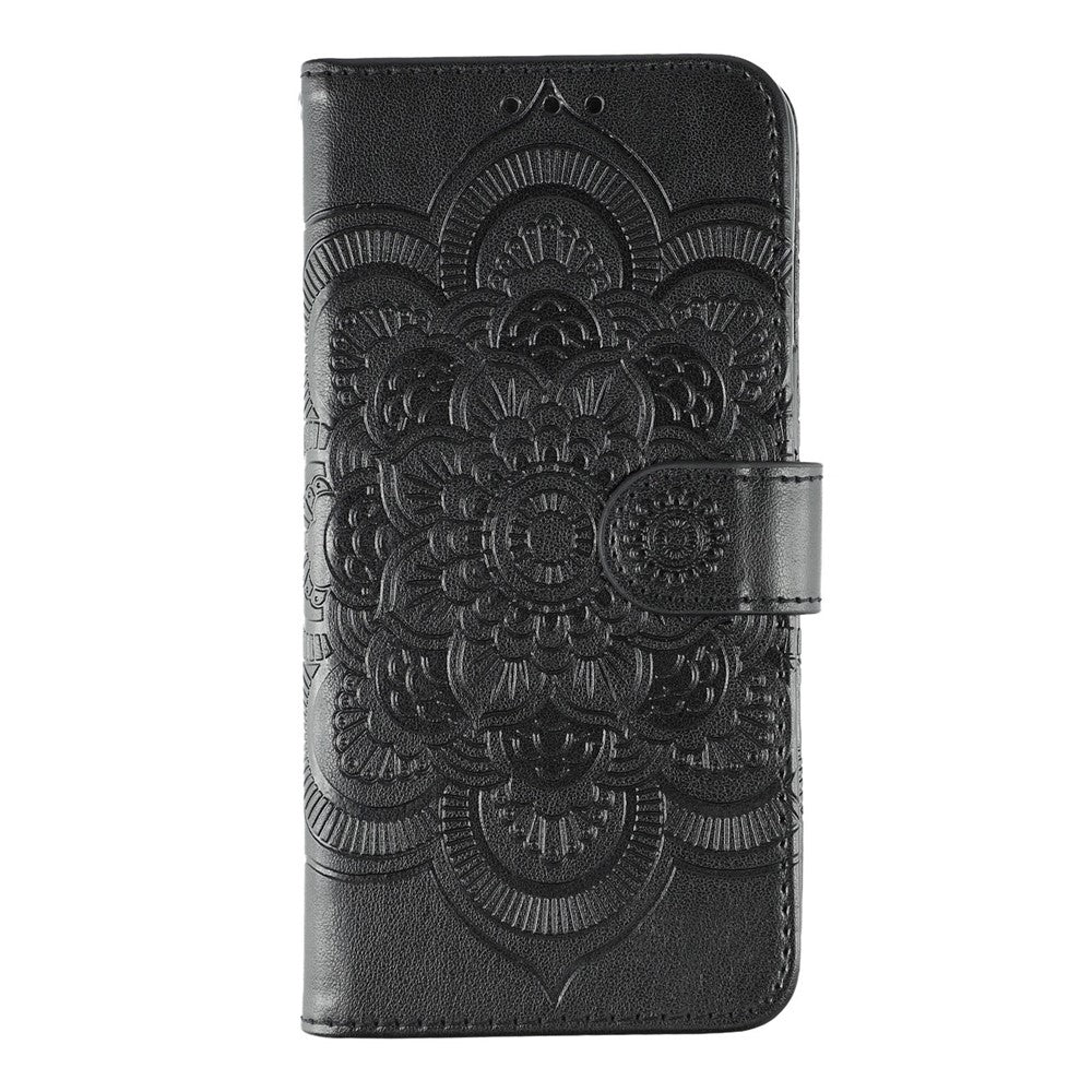 For Xiaomi Poco C61 4G / Redmi A3 4G Case PU Leather Mandala Imprinted Design Wallet Phone Cover