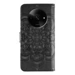For Xiaomi Poco C61 4G / Redmi A3 4G Case PU Leather Mandala Imprinted Design Wallet Phone Cover