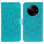 For Xiaomi Poco C61 4G / Redmi A3 4G Case PU Leather Mandala Imprinted Design Wallet Phone Cover