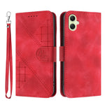 Til Samsung Galaxy A06 5G / Galaxy A06 4G Pung Etui i Læder med Sommerfugleblomst-præg og Rem