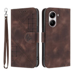 For Xiaomi Redmi Turbo 4 5G / Xiaomi Poco X7 Pro 5G Leather Wallet Case Butterfly Flower Imprinted Phone Cover with Strap