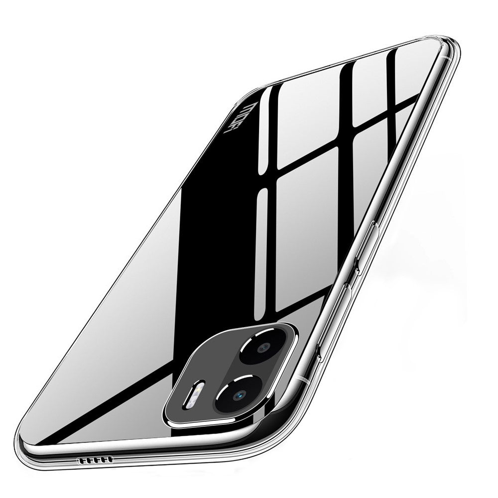 MOFI for Xiaomi Redmi A1 4G / A2 4G Protective Phone Cover, Scratch Proof Clear Crystal TPU Shell Not-Yellowing Case