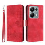 For Xiaomi Poco M6 Pro 4G / Xiaomi Redmi Note 13 Pro 4G Leather Wallet Case Butterfly Flower Imprinted Phone Cover with Strap