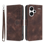 For Xiaomi Redmi Note 13 Pro+ 5G Leather Wallet Case Butterfly Flower Imprinted Phone Cover with Strap