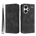 For Xiaomi Redmi Note 13 Pro+ 5G Leather Wallet Case Butterfly Flower Imprinted Phone Cover with Strap