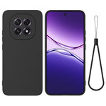 For Oppo F29 5G Liquid Silicone Case Phone Back Cover with Hand Strap