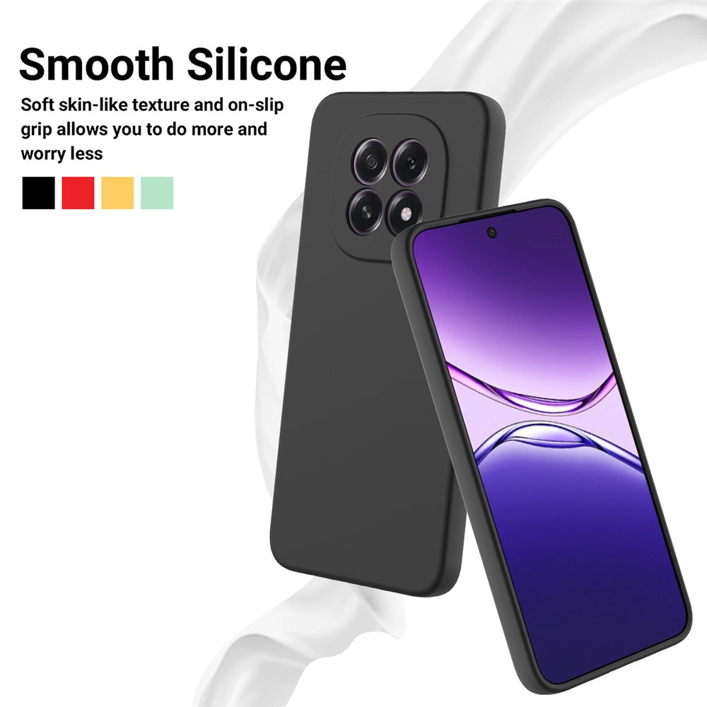 For Oppo F29 5G Liquid Silicone Case Phone Back Cover with Hand Strap