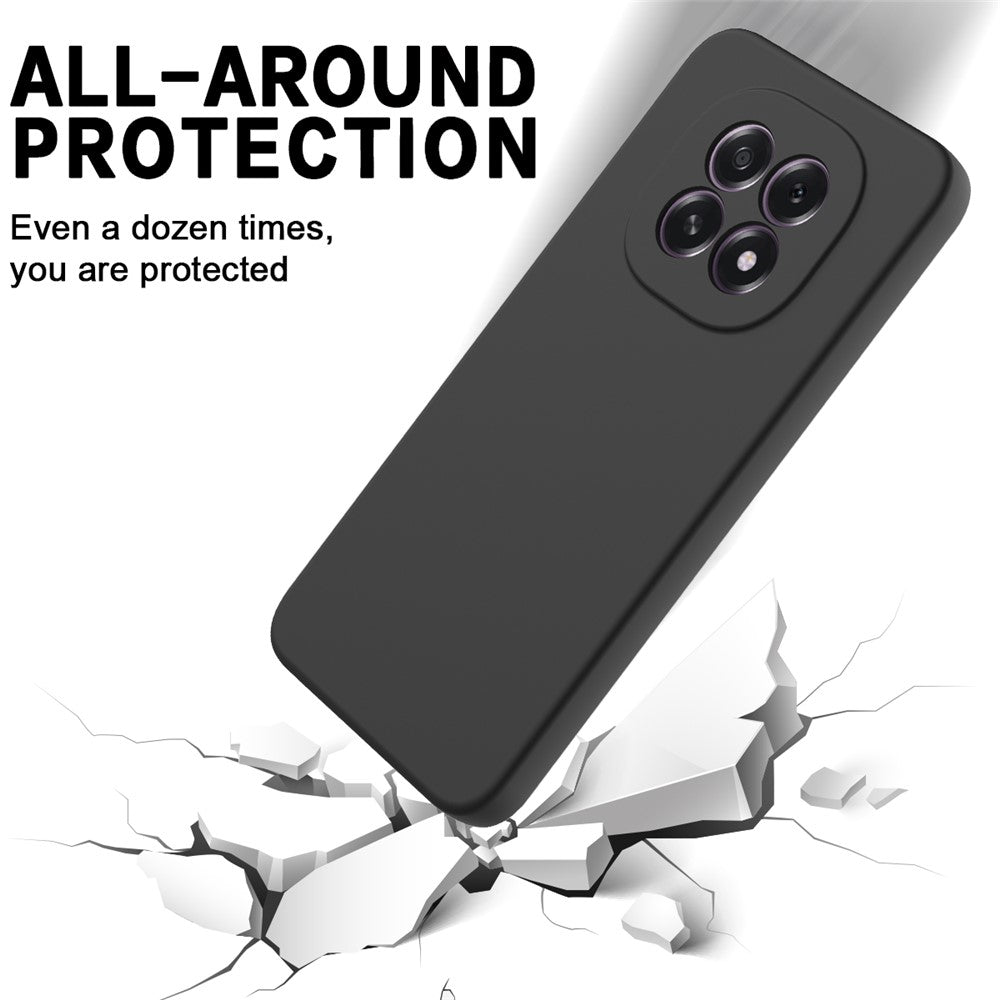 For Oppo F29 5G Liquid Silicone Case Phone Back Cover with Hand Strap