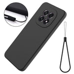 For Oppo F29 5G Liquid Silicone Case Phone Back Cover with Hand Strap