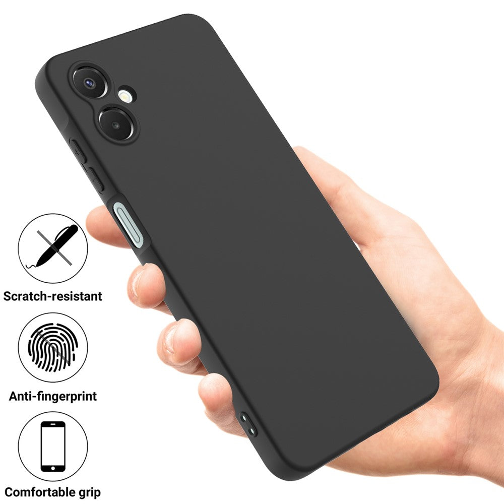 Samsung Galaxy A06 5G flytande silikonskal mobilbaksida med handrem