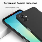 Samsung Galaxy A06 5G flytande silikonskal mobilbaksida med handrem