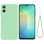 Samsung Galaxy A06 5G flytande silikonskal mobilbaksida med handrem