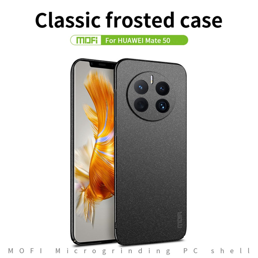 MOFI Shield Matte Series for Huawei Mate 50 4G Ultra Slim Phone Case Anti-fall Hard PC Protective Back Cover