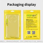 MOFI for Huawei Mate 50 Pro 4G Shockproof TPU Shell, Clear Crystal Not-Yellowing Case Protective Phone Cover