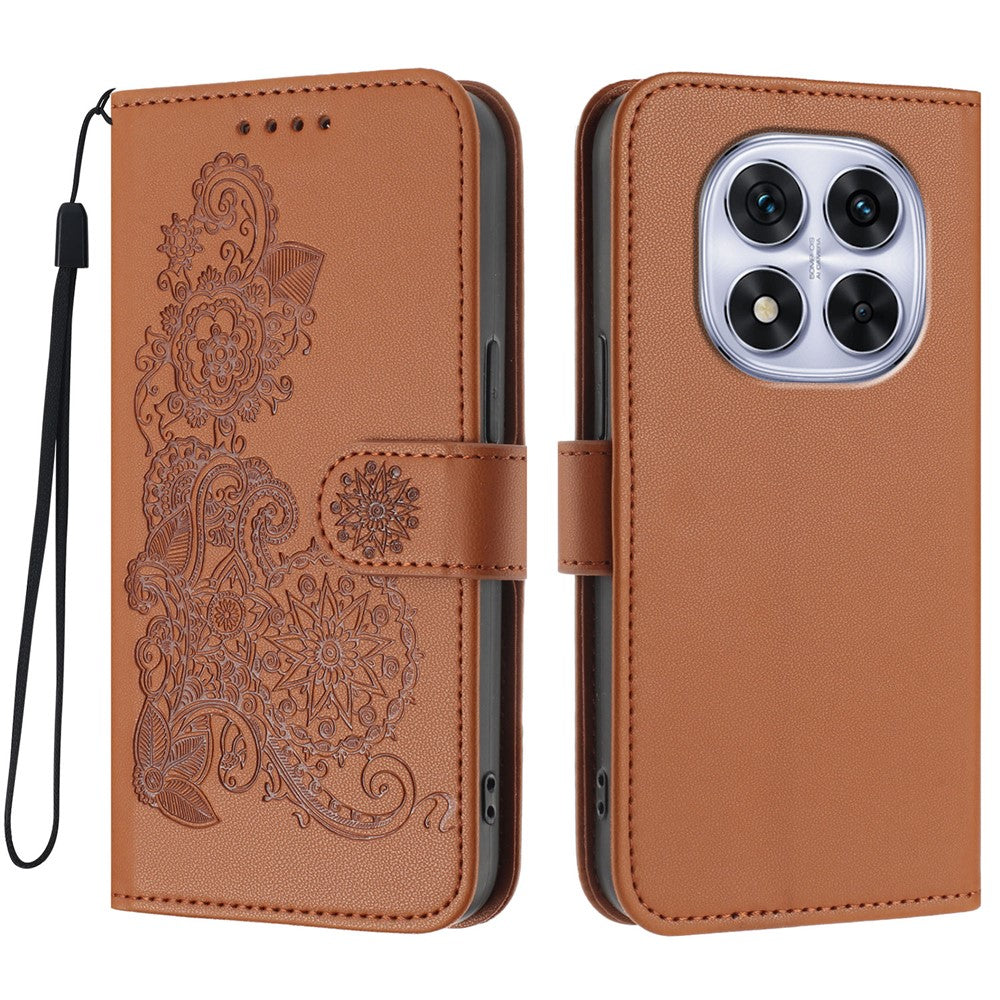 For Xiaomi Redmi Note 14 Pro 4G Phone Cases Mandala Flower Leather Wallet Mobile Cover with Strap