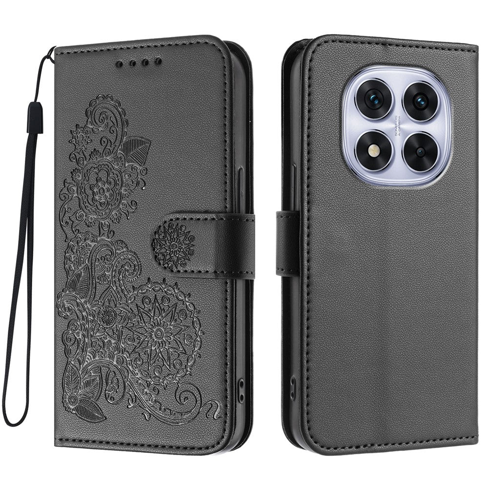 For Xiaomi Redmi Note 14 Pro 4G Phone Cases Mandala Flower Leather Wallet Mobile Cover with Strap