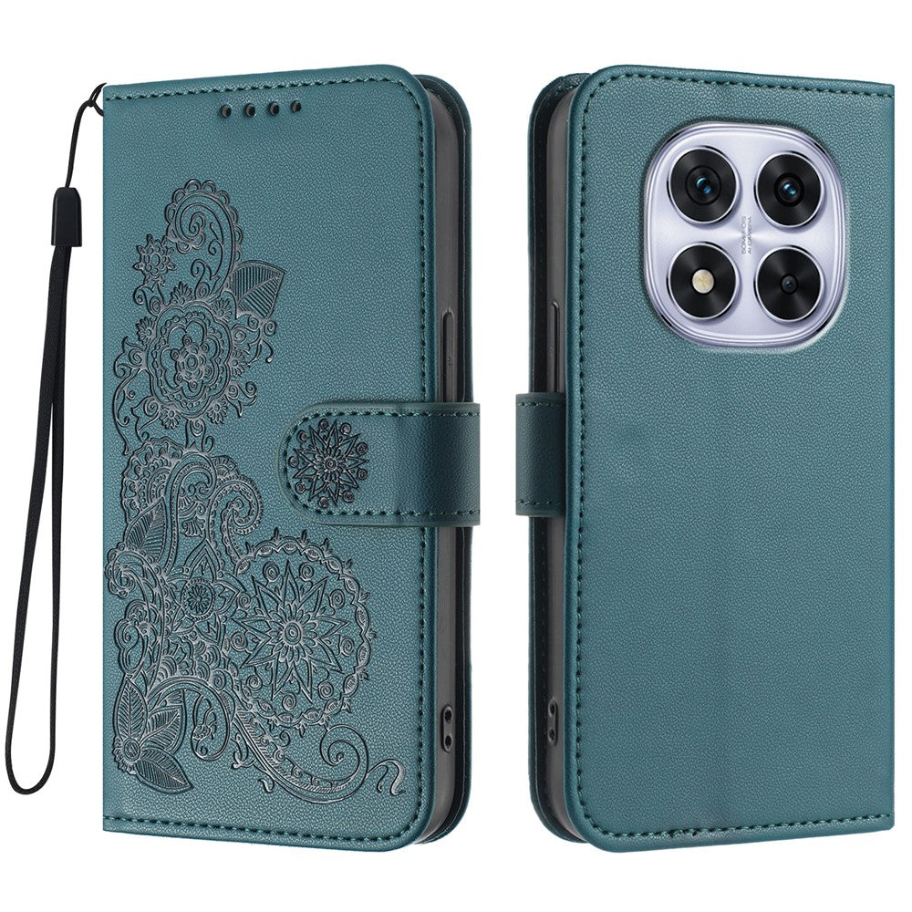 For Xiaomi Redmi Note 14 Pro 4G Phone Cases Mandala Flower Leather Wallet Mobile Cover with Strap