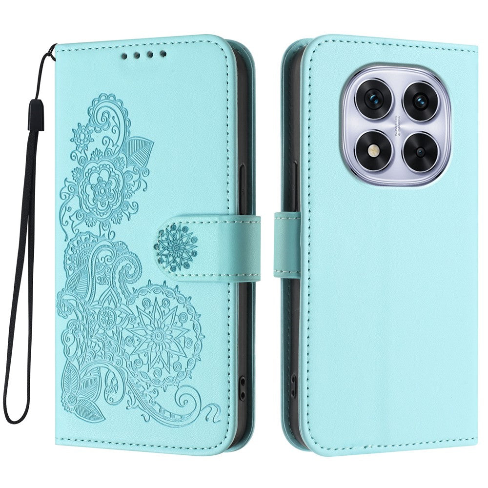 For Xiaomi Redmi Note 14 Pro 4G Phone Cases Mandala Flower Leather Wallet Mobile Cover with Strap