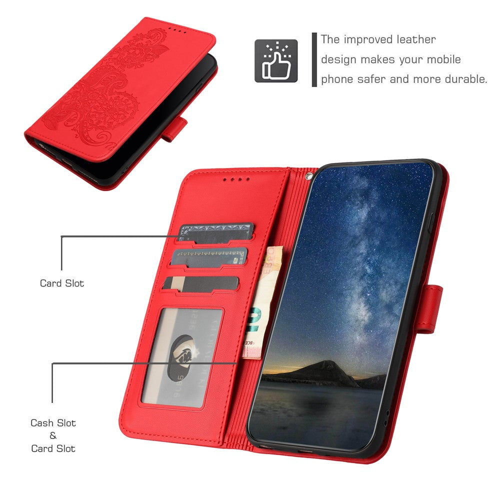 For Xiaomi Redmi Note 13 Pro+ 5G Phone Cases Mandala Flower Leather Wallet Mobile Cover with Strap