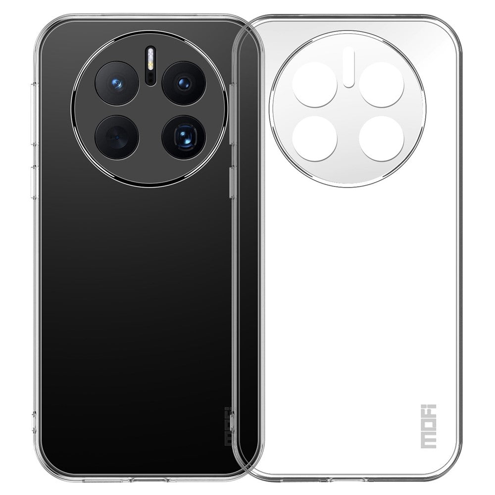 MOFI för Huawei Mate 50 RS Porsche Design 4G Fallsäkert TPU-skal, Klart Kristall Icke-gulnande Skal Skyddande mobilfodral