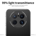 MOFI för Huawei Mate 50 RS Porsche Design 4G Fallsäkert TPU-skal, Klart Kristall Icke-gulnande Skal Skyddande mobilfodral