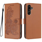 For Samsung Galaxy M16 5G / Galaxy F16 5G Phone Cases Mandala Flower Leather Wallet Mobile Cover with Strap